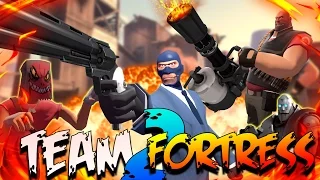 Team Fortress 2 Уроки шпионажа, Скаут! Охотник! Месть поджигателя НИНДЗЯ ХЭВИ 1080p 60fps Топ #игра