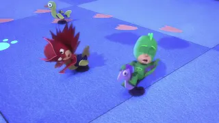 Owlette and Gekko at the School Playground scene in Catboy's Cloudy Crisis (PJ Masks Shorts)