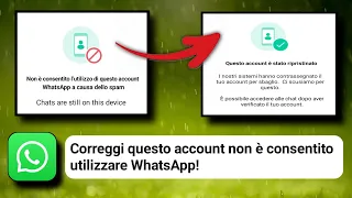 Come risolvere questo account non è autorizzato a utilizzare Whatsapp a causa di spam.. 2024