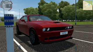 (707HP) 2016 Dodge Challenger SRT Hellcat | City Car Driving | Logitech G29