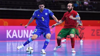 Обзор матча Португалия - Казахстан - 2:2. По пенальти - 4:3. Чемпионат мира. 1/2 финала