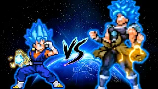 Vegito SSB DBFZ VS Broly DBS in Jump Force Mugen