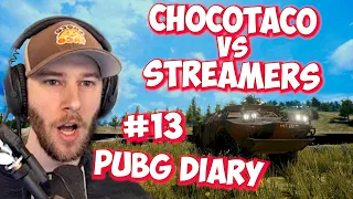 ChocoTaco vs Streamers | Streamer Vs Streamer | PUBG DIARY #13