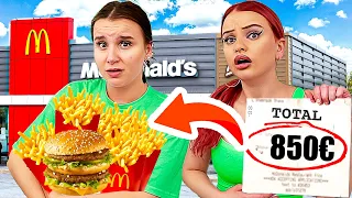 ALLES bei Mcdonald's BESTELLEN & ESSEN ! 🍟😵‍💫 (schlechte Idee) - Celina