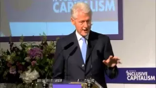 Bill Clinton Pushes 'Social Conquest of Earth' Evolution Book at Inclusive Capitalism Conference