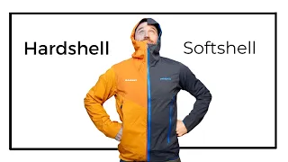 Hardshell oder  Softshell Jacken  | Die Unterschiede.