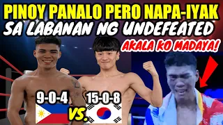 PINOY PANALO! BAKIT NAPA-IYAK SA LABANAN NG DALAWANG UNDEFEATED