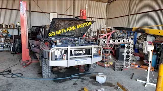 The GQ Patrol gets its new motor!!