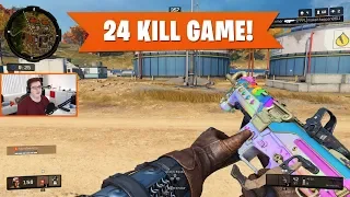 24 KILL GAME! | Black Ops 4 Blackout | PS4 Pro