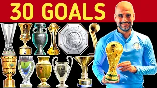 Pep Guardiola🇪🇸 All Awards, Trophies and Achievements • Manchester City • Pep Guardiola All Trophies