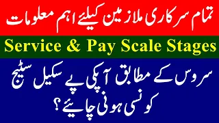 Govt Employees Salary Calculator || Basic Pay Scale Stages || Pay Scale Chart Stages || BPS Stages