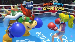 Mario & Sonic At The Olympic Games Tokyo 2020 Boxing Bowser Luigi Daisy Wario & Mario Gameplay