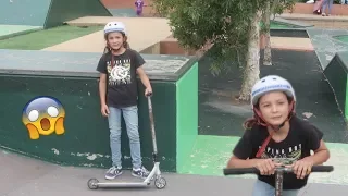 INSANE 8 YEAR OLD SCOOTER RIDER!