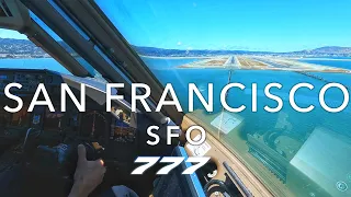 SAN FRANCISCO | BOEING 777 LANDING 4K