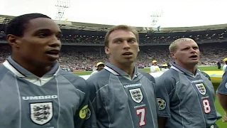 National Anthem of England, Euro 96 Semi Final vs Germany! #Euro96Relived.