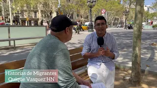 Al llegar a España su paisana lo recibió solo para quedarse con su dinero , luego lo tiro a la calle