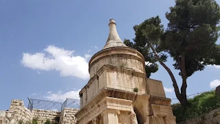 The story of the tomb of Avshalom, the son of King David. The Kidron Valley, Jerusalem