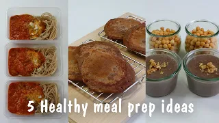 5 Healthy meal prep ideas