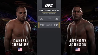 Anthony Johnson vs Daniel Cormier UFC Light Heavyweight Championship - EA Sports UFC 2