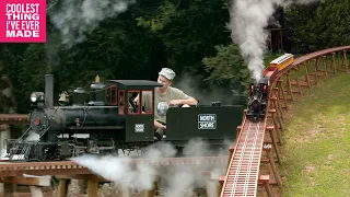 Longest Backyard Railroad Trestle Bridge - Coolest Thing I’ve Ever Made