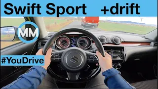 Suzuki Swift Sport 1.4 BoosterJet POV Test Drive + Acceleration 0-200 km/h