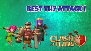 CoC:  BEST STRATEGIC ATTACK FOR TH7! (FOR LOOT)