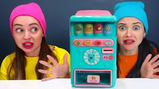 Mystery Candy Machine Challenge 음식 챌린지 Eyeball Jelly Watermelon ICE CREAM decoration