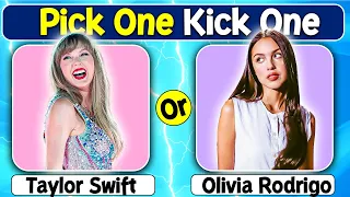 Taylor Swift vs Olivia Rodrigo | Pick One Kick One Challenge