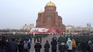 Генеральная  репетиция военного парада в честь годовщины победы в Сталинградской битве (31.01.23)