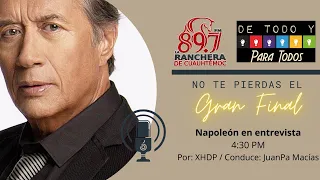 Entrevista a José María Napoleón, hablando sobre su retiro y reflexionando de la música moderna.