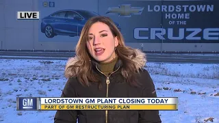 Production to end at GM Lordstown, Ohio plant on Wednesday
