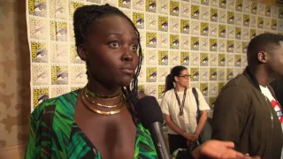 Black Panther: Lupita Nyong’o Comic-Con 2017 Movie Interview | ScreenSlam