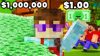 1$ vs 1,000,000$ w MINECRAFT...