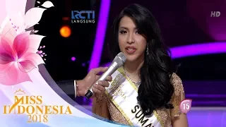 Miss Sumatera Barat  'Top 5 Pertanyaan Juri' | Miss Indonesia 2018