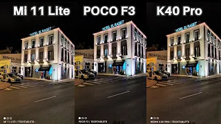 POCO F3 Vs Redmi K40 Pro Vs Mi 11 Lite Camera Comparison