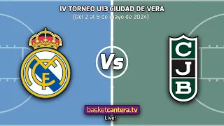 U13M. REAL MADRID vs JOVENTUT BADALONA.- Torneo Preinfantil Ciudad de Vera 2024