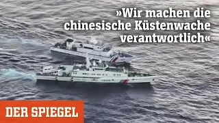 Konflikt zwischen China und den Philippinen: Wasserschlacht auf dem Meer | DER SPIEGEL