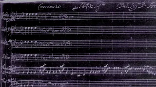 VIVALDI | Concerto per S.A.R. di Sassonia | RV 576 in G minor | Manuscript copy