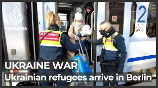 Fleeing war, Ukrainian refugees arrive in Germany