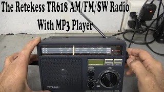 Retekess TR618 Tabletop Shortwave Radio With MP3 Player. Nice radio!