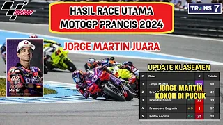 Hasil MotoGP Hari ini - Hasil Race Motogp Prancis 2024 - Klasemen Motogp Terbaru