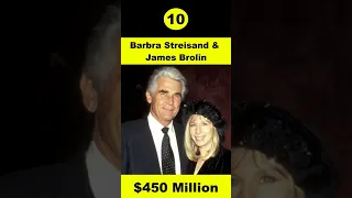 Top 10 Richest Celebrity Couples in the World (2022) #shorts