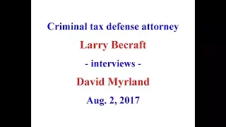 David R. Myrland on Lowell Becraft's "Law for Patriots" 1st show on Toginet.com