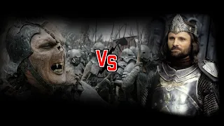 King Elessar Vs Mordor : 650 Point MESBG Battle Report