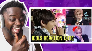 MUSALOVEL1FE Reacts to Kpop Idols Reaction Cute When Camera Focuses On Them