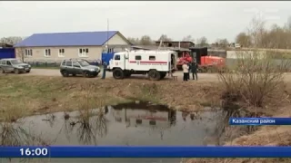 В Казанском районе борются с угрозой подтопления