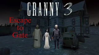 Granny 3 escape to gate ☠️💀 #granny3 #escape #gate #gaming #gameplay @its__om__gamerz7495