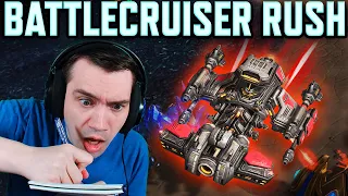 NEW Battlecruiser Mech Terran vs Protoss! StarCraft 2