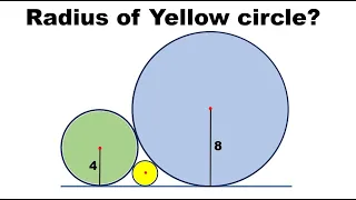 Puzzle related to the Radius of Smallest Circle || What is the radius of Yellow Circle