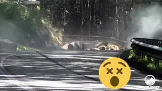 CRAZY EVO X 10 RALLY CAR CRASH FATAL